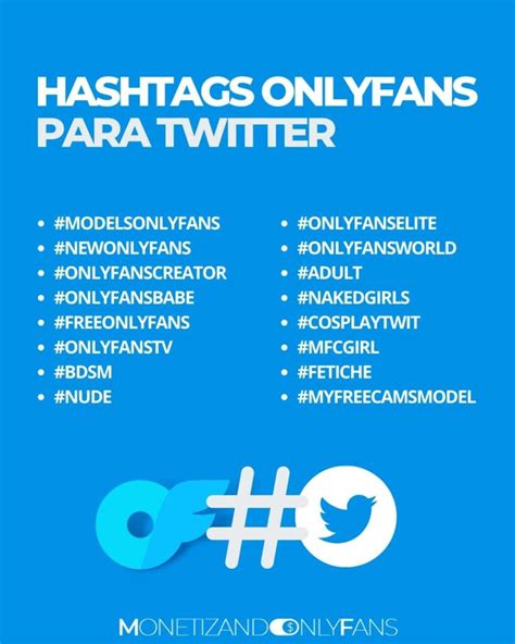 hashtags to promote onlyfans on twitter|How To Find Twitter Hashtags for OnlyFans